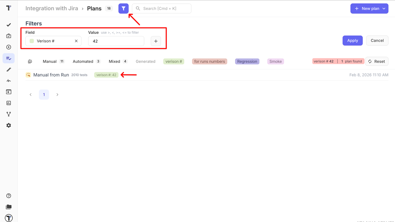 Filter Bar